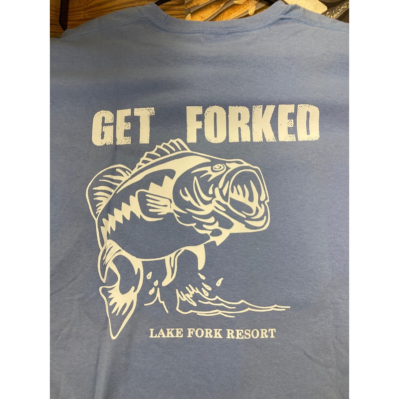 Get Forked T Shirt - Light Blue - 2XL