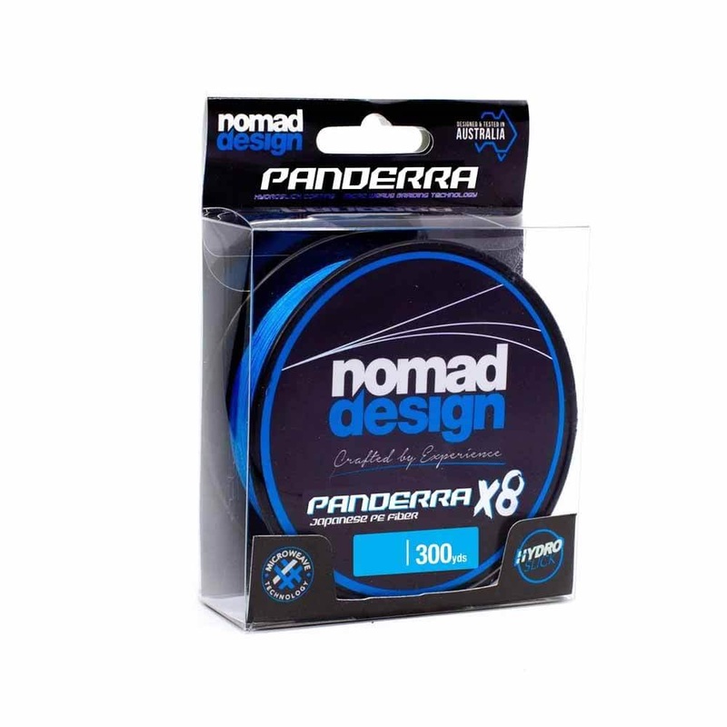Nomad 300Yd Panderra 8X Cyan Blue Braid