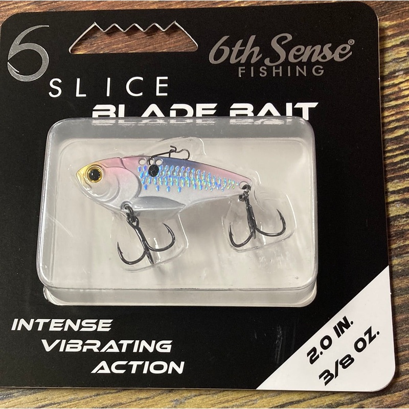 6th Sense Slice Blade Bait 3/8 oz. 2.0" Shad Scales