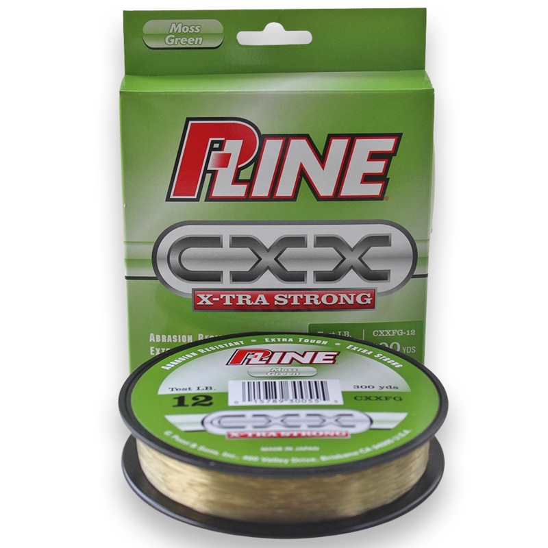 P-Line CXX X-Tra Strong 300 Yard Moss Green - 10 to 30 Pound Test