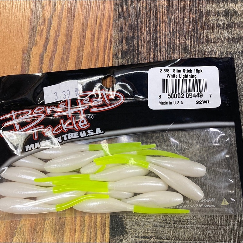 Bone Head Slim Stick 2-3/8" White Lightning