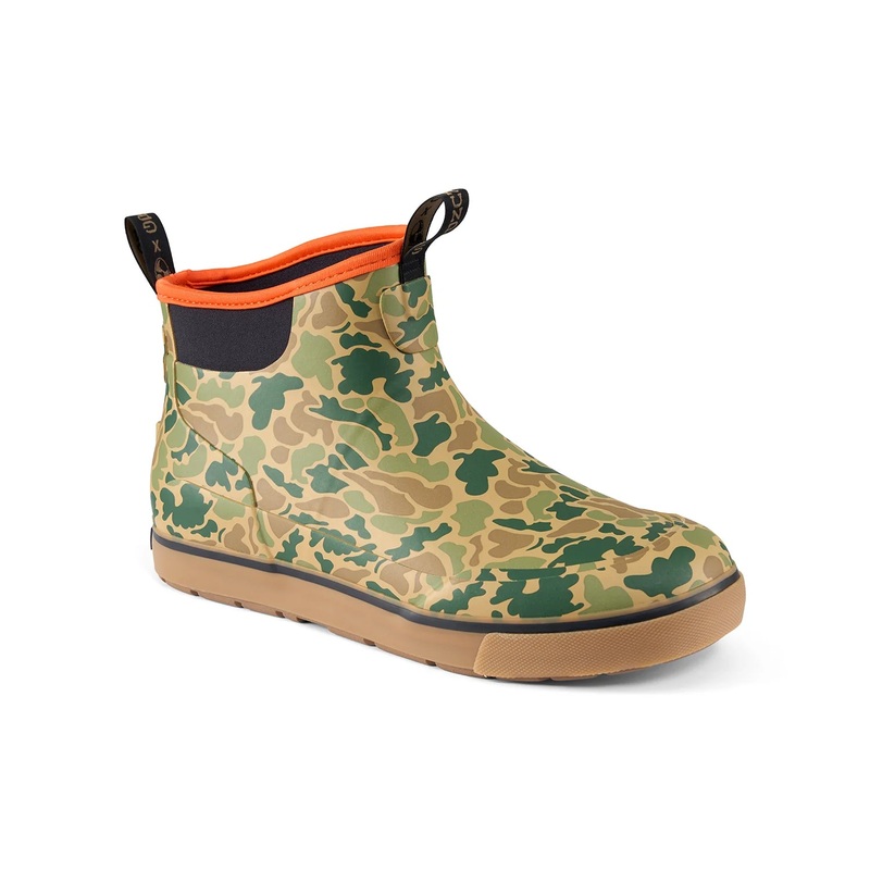Grundens Deck-Boss Ankle Boots "High Fives Camo"