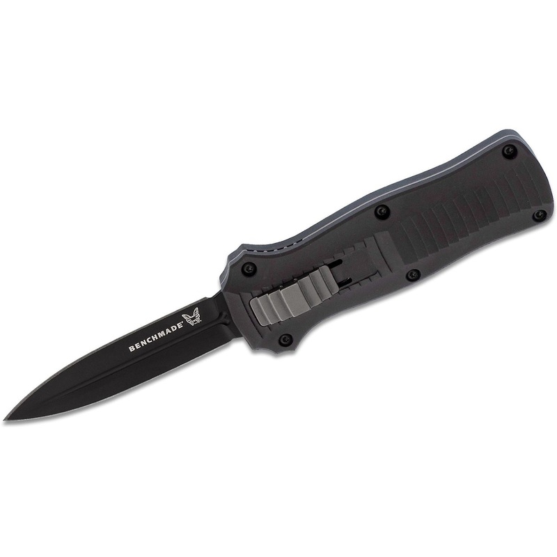 Benchmade Mini-Infidel Double-Edge Dagger- Black Aluminum