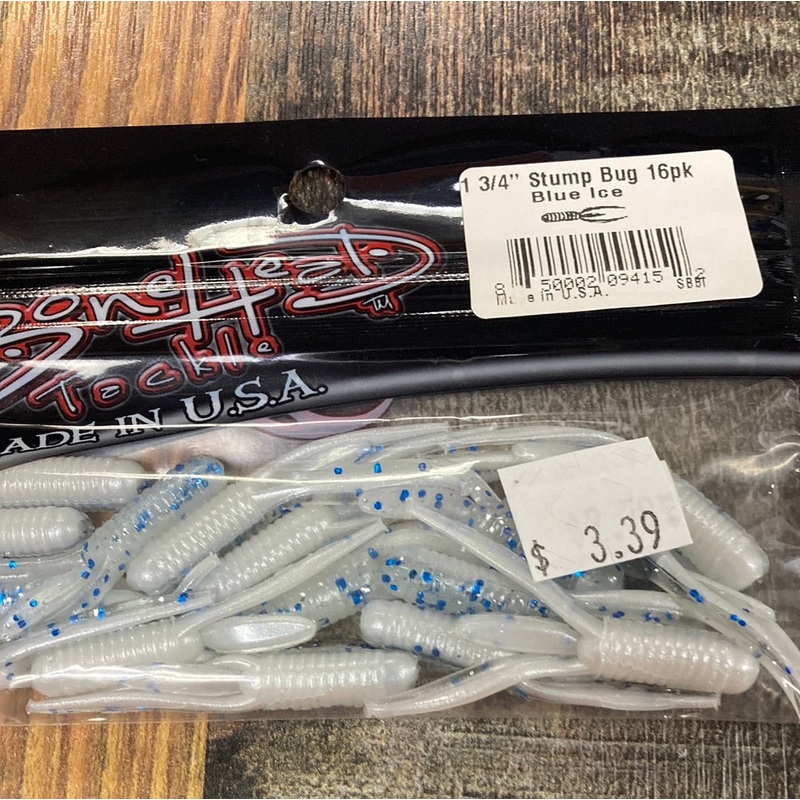 Bone Head Stump Bug 1-3/4" Blue Ice