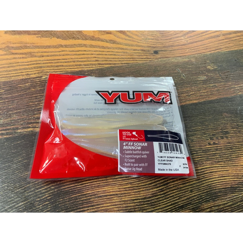 YFF Sonar Minnow 4" Clear Shad