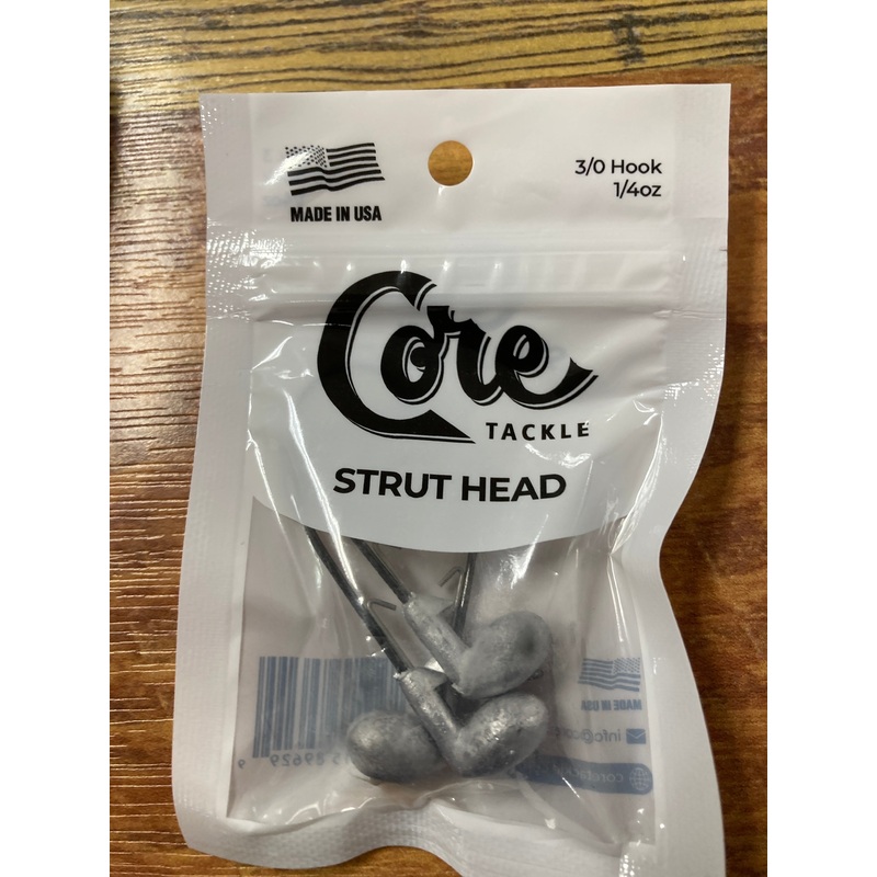 Core Tackle Strut Head 1/4 oz. 3/0