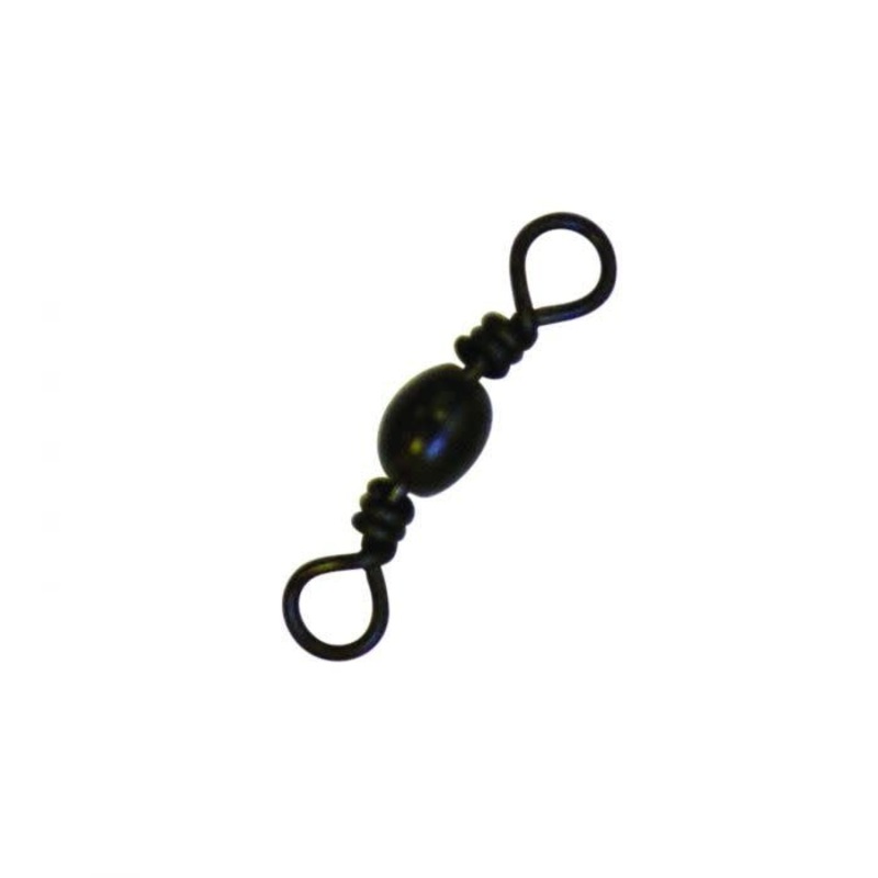 Eagle Claw Black Barrel Swivel