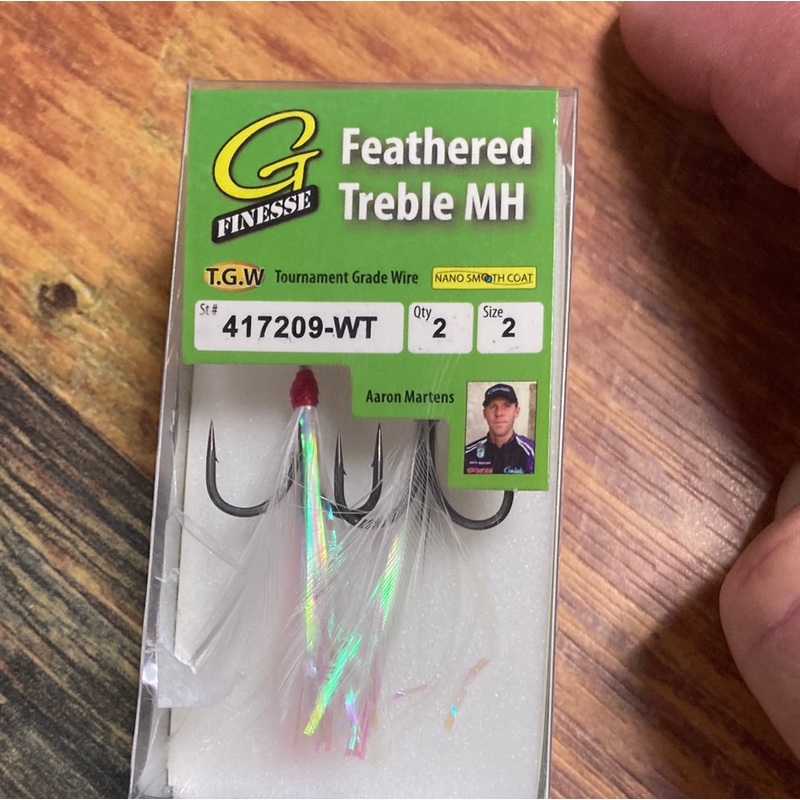 Gamakatsu Feathered Treble MH #2