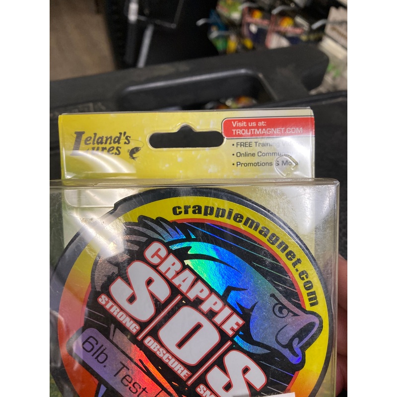 Leland's Lures Crappie SOS 6lb. 350 yd