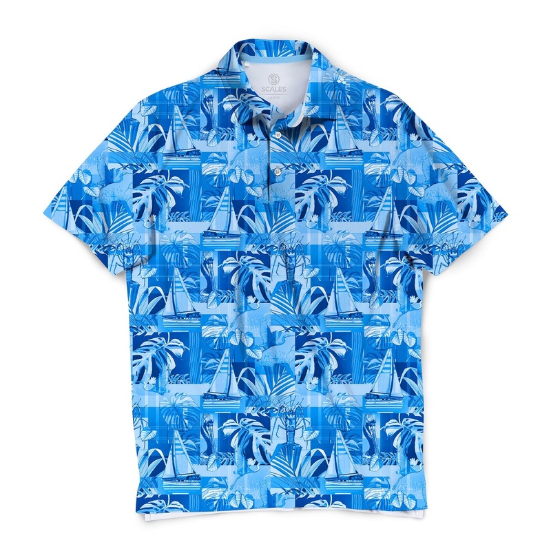 SCALES FLA Living Short Sleeve Polo