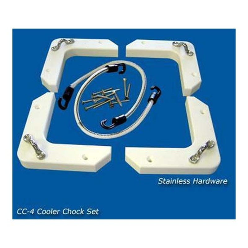 Deep Blue Cooler Chock Set