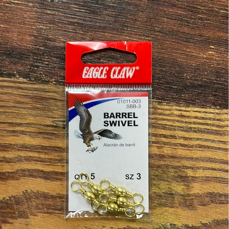 Eagle Claw Barrel Swivel Sz 3