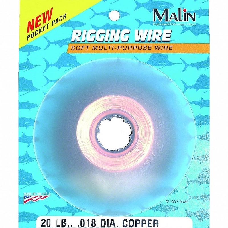 Malin Premium Soft Copper Rigging Wire - 200FT 20LB