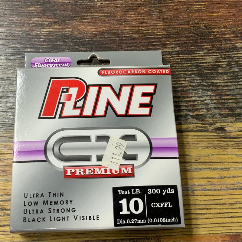 P LINE CX Premium Clear Fluoro - 10 lb. 300 yds