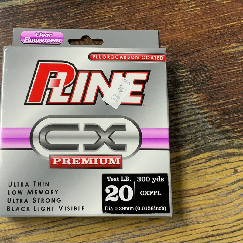 P LINE CX Premium Clear Fluoro - 20 lb. 300 yds
