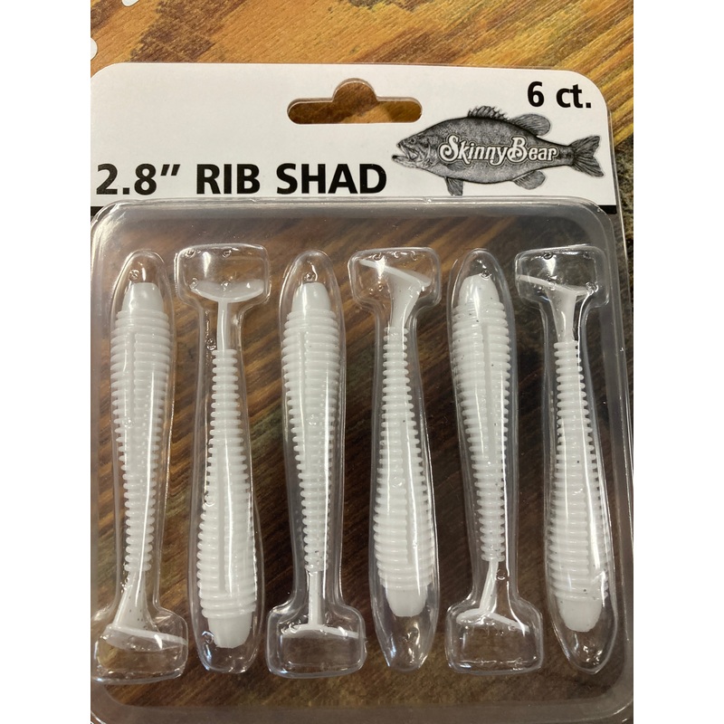 Skinny Bear Rib Shad 2.8" - Dang