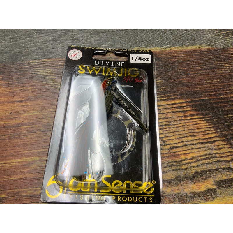 6th Sense Divine Swim Jig 1/4 oz. 5/0 Watermelon Grind