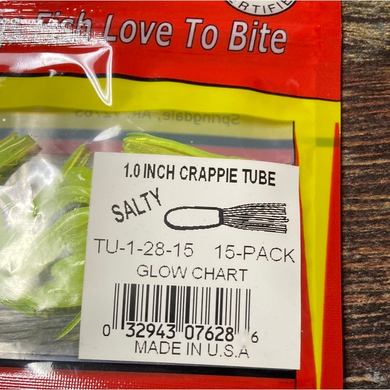 Arkie 1.0 Crappie Tube Glow Chart