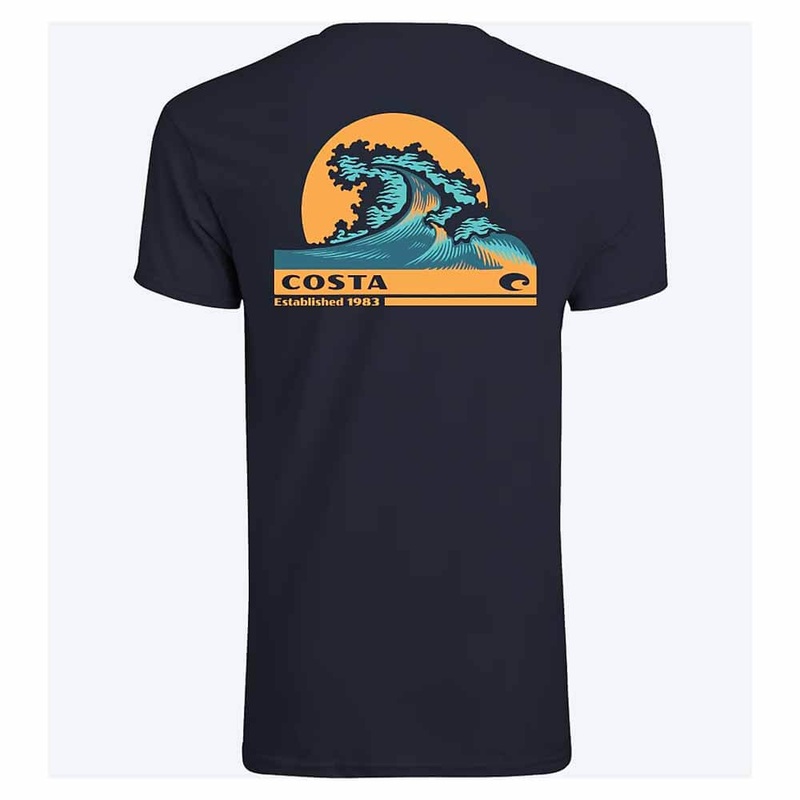 Costa Navy Rad Wave T-Shirt