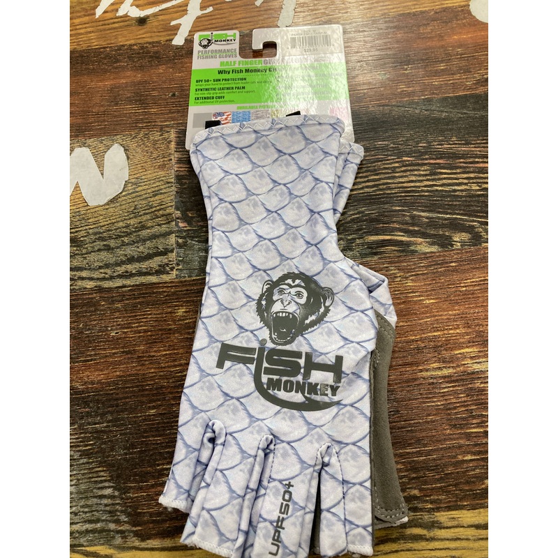 Fish Monkey Guide Glove Half Finger Tarpon M