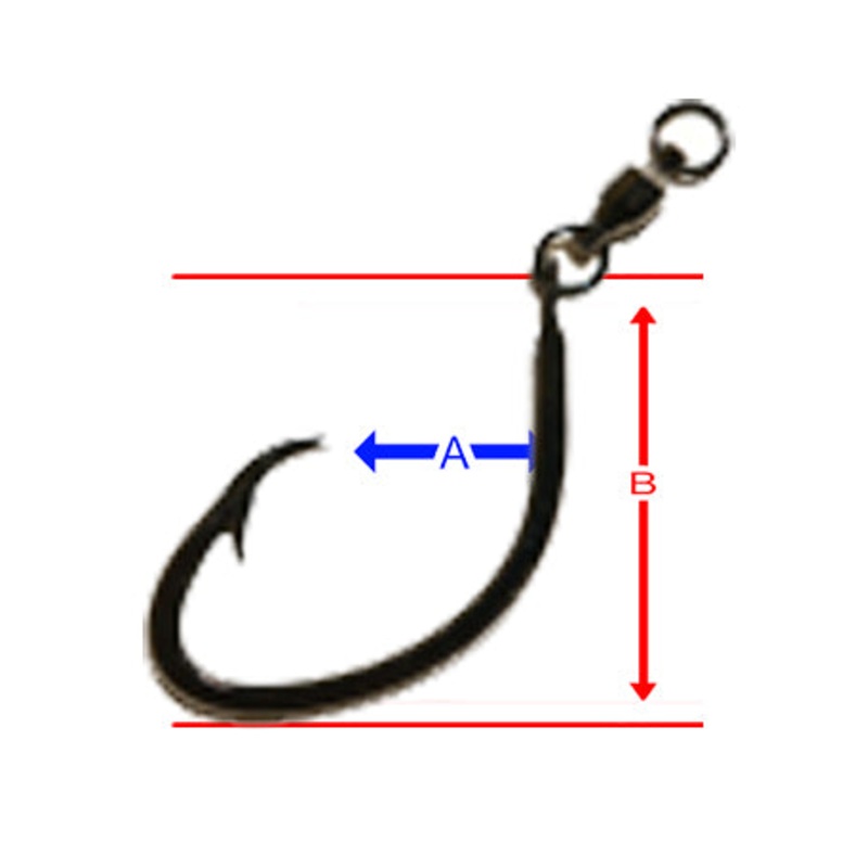 QuickRig Charlie Brown Circle Hooks w/ Ball Bearing Swivel