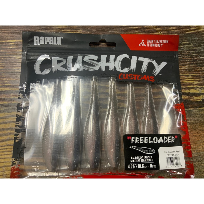 Rapala Cruchcity Freeloader 4.25" Pro Blue Pearl Red