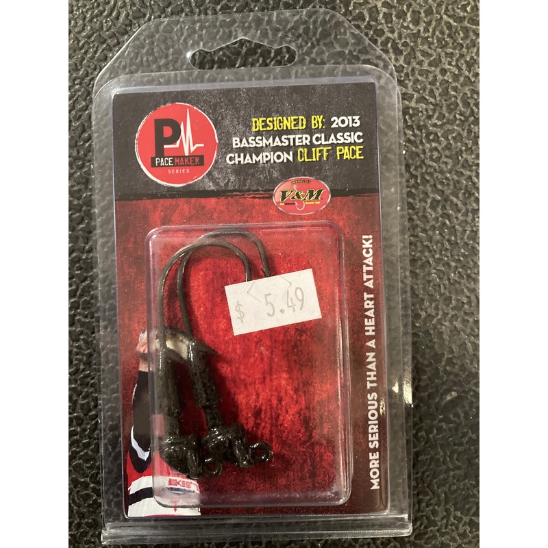 V&M Swim Bait Head 3/8 oz. Green Pumpkin