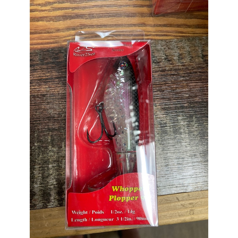 Whopper Plopper 90 1/2 oz. 3.5" Crystal Minnow