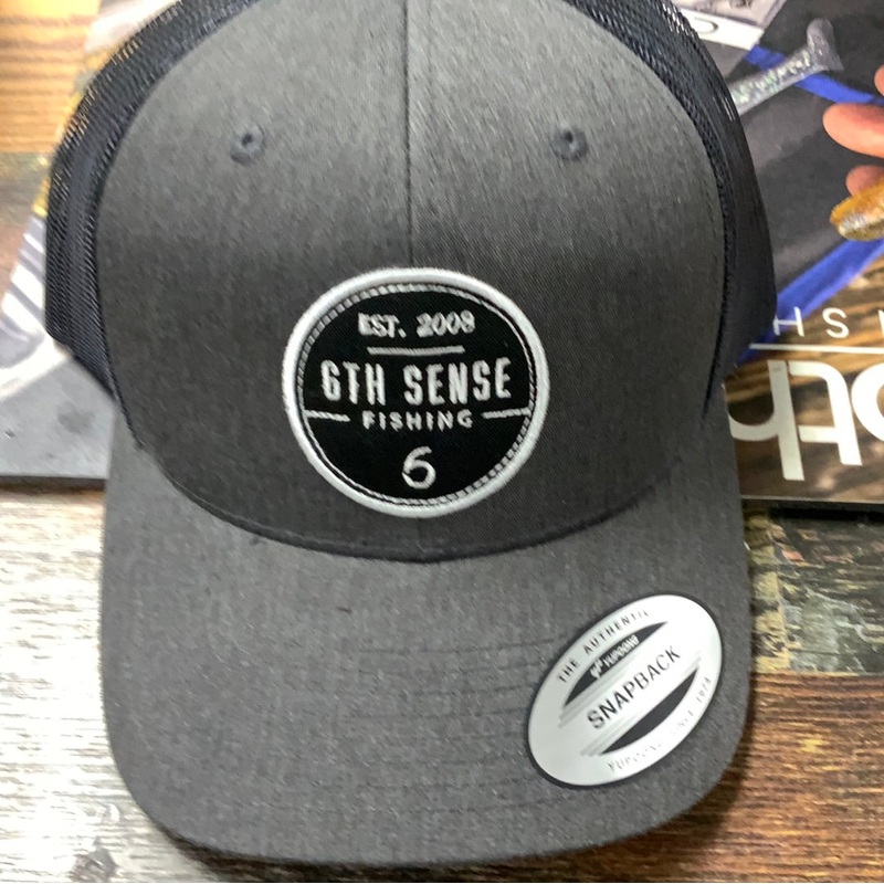 6th Sense Hat Fishing Snapback - Gray/Black