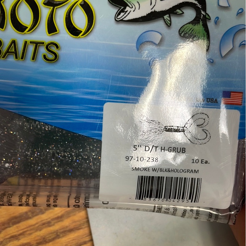 Yamamoto 5 D/T H-Grub Smoke Blk Hologram