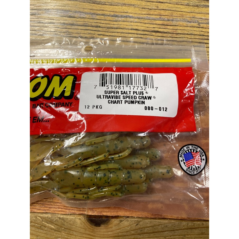 Zoom  UV Speed Craw - Chartreuse Pumpkin
