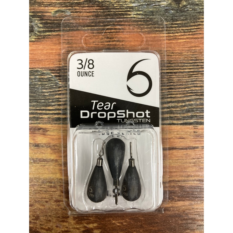 6th Sense Tear Drop Shot 3/8 oz. Black