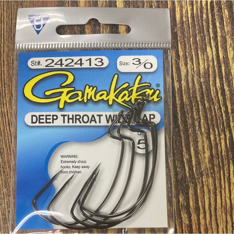Gamakatsu Deep Throat Wide Gap 3/0