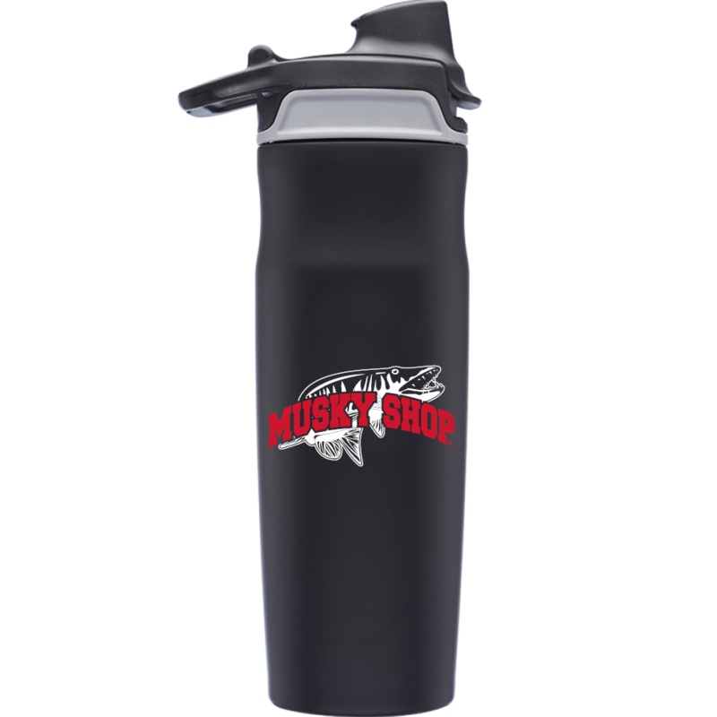 Musky Shop 20 oz. Water Bottles with Flip Lid