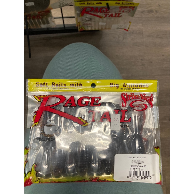 Strike King Rage Mid Size Bug 3.3" Crawdaddy