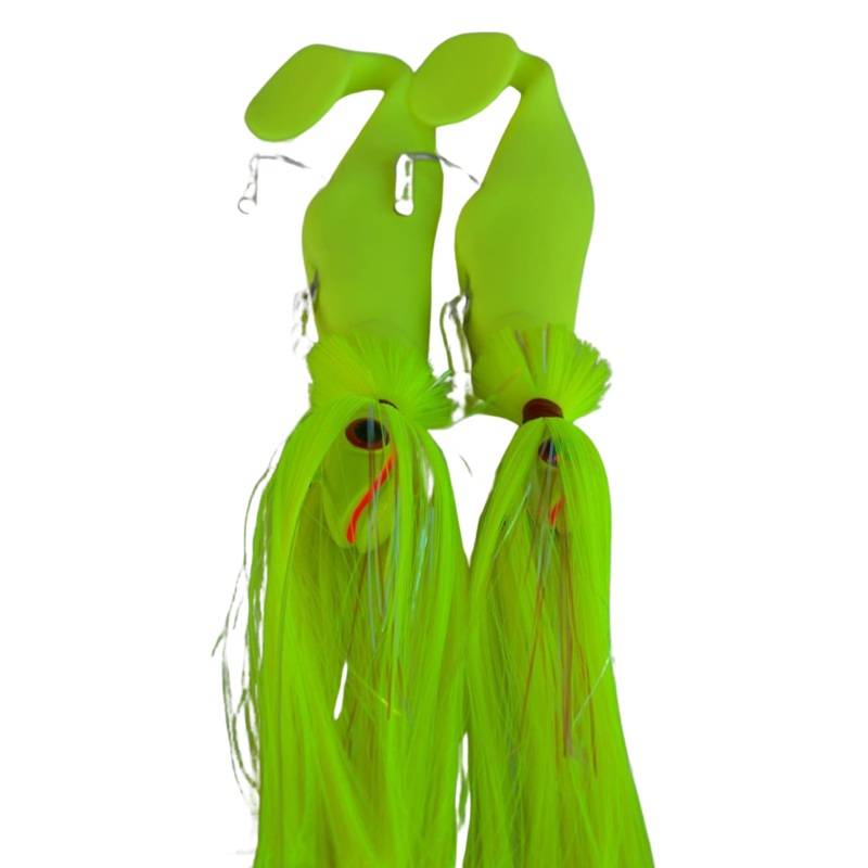 Blue Water Candy Parachute Rig, 9", 6 oz/3 oz, Chartreuse Shad