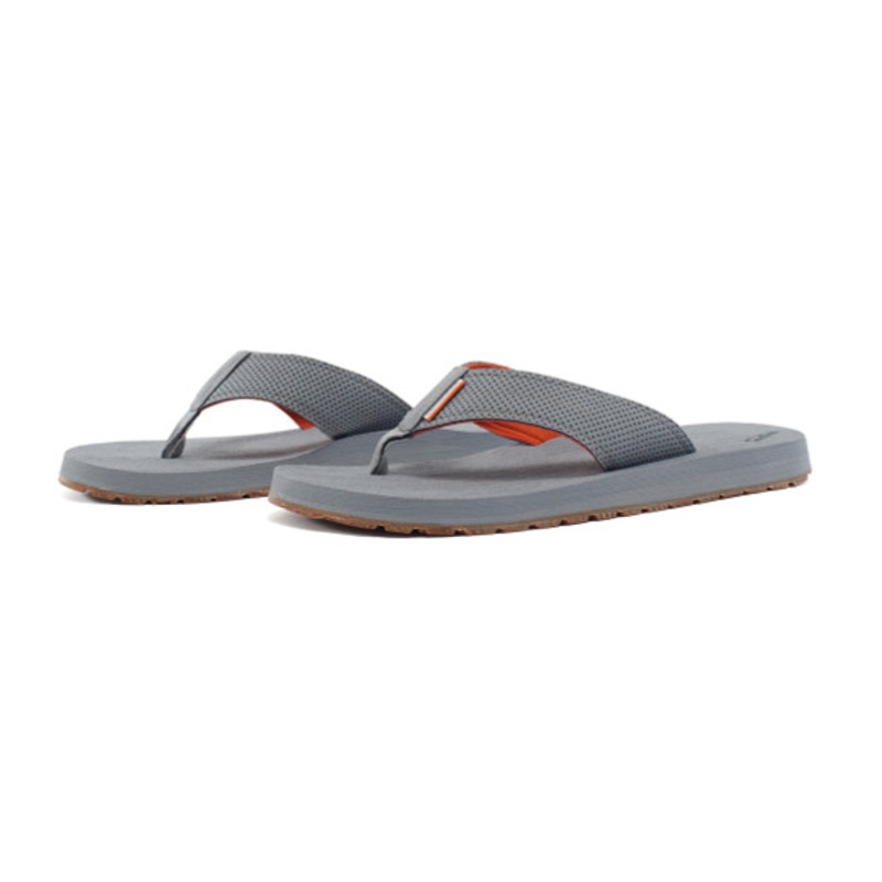Grundens Deck Hand Sandal, Monument Grey, Size 8