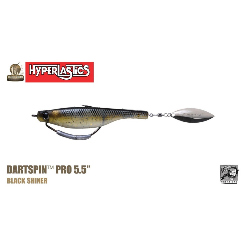 Hyperlastics Dartspin Pro Lures (Rigged Weedless Ver.)