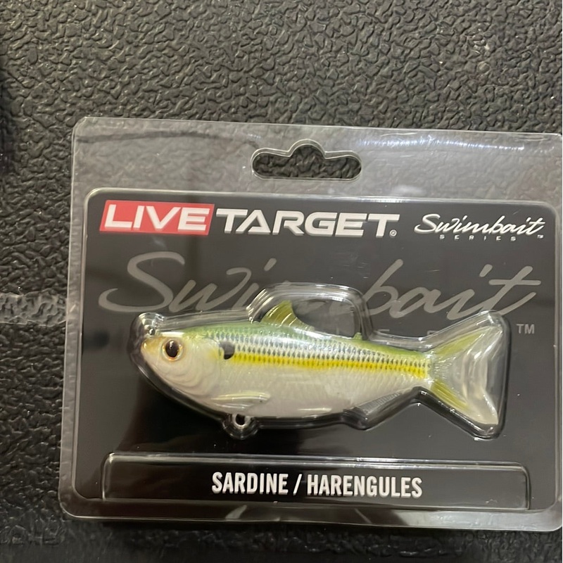 Live Target Swimbait Sardine/Harengules 3 1/2 1/2 oz.