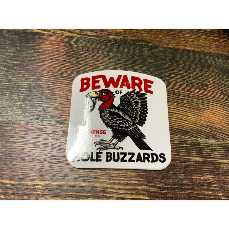 Hole Buzzard Sticker