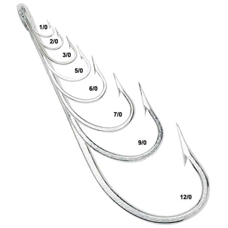 Mustad 34091DT O'Shaugnessy Open Eye Hooks 100pk
