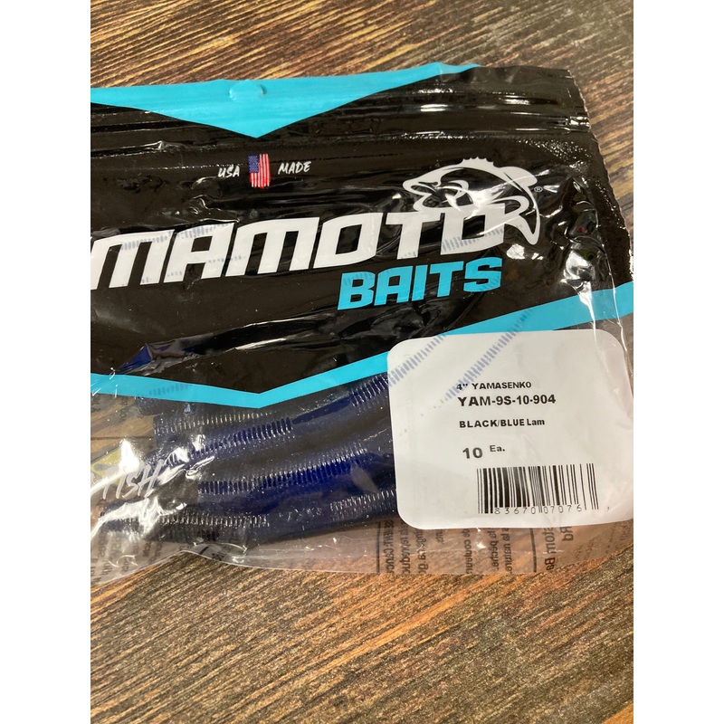 Yamamoto Senko 4" Black Blue Laminate