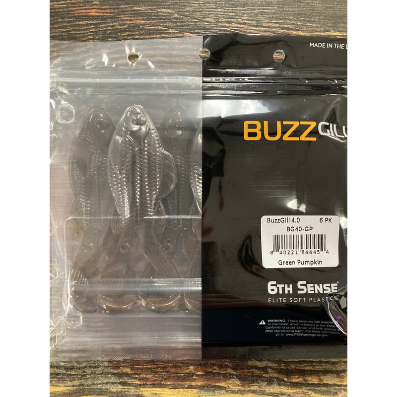 6th Sense Buzz Gill 4.0 Green Pumpkin