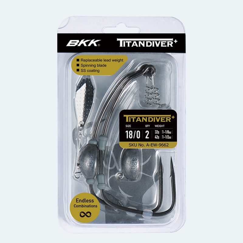 BKK HOOKS TITANDIVER+ HOOKS