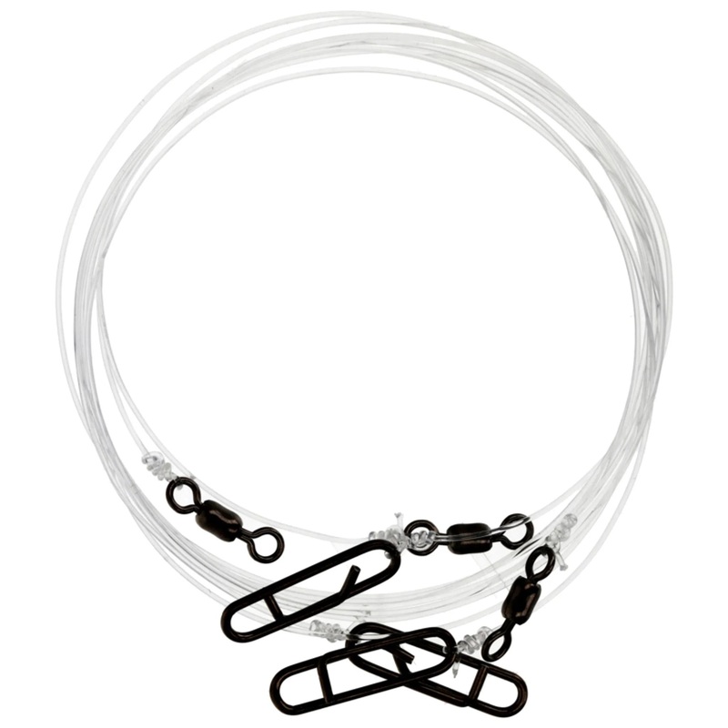 Eagle Claw Lazer Sharp Fluorocarbon Quicklink Leader