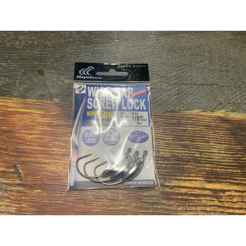 Hayabusa Wide Gap Screw Lock 1/8 oz. 1/0