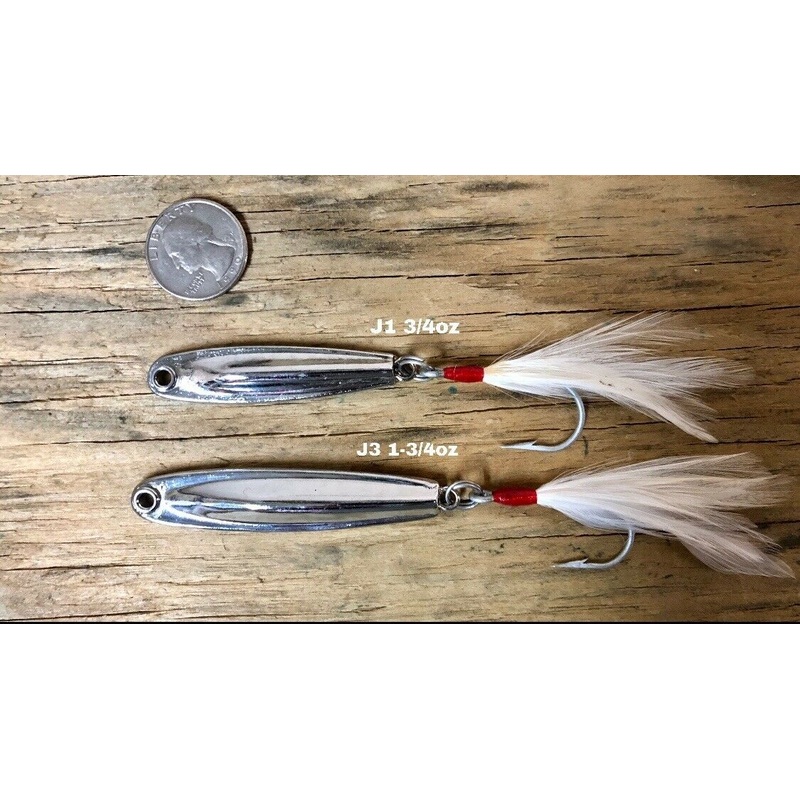 "Charlie Graves Lures"  Combo Pack:1) J1 3/4oz  1) J3 1-3/4oz