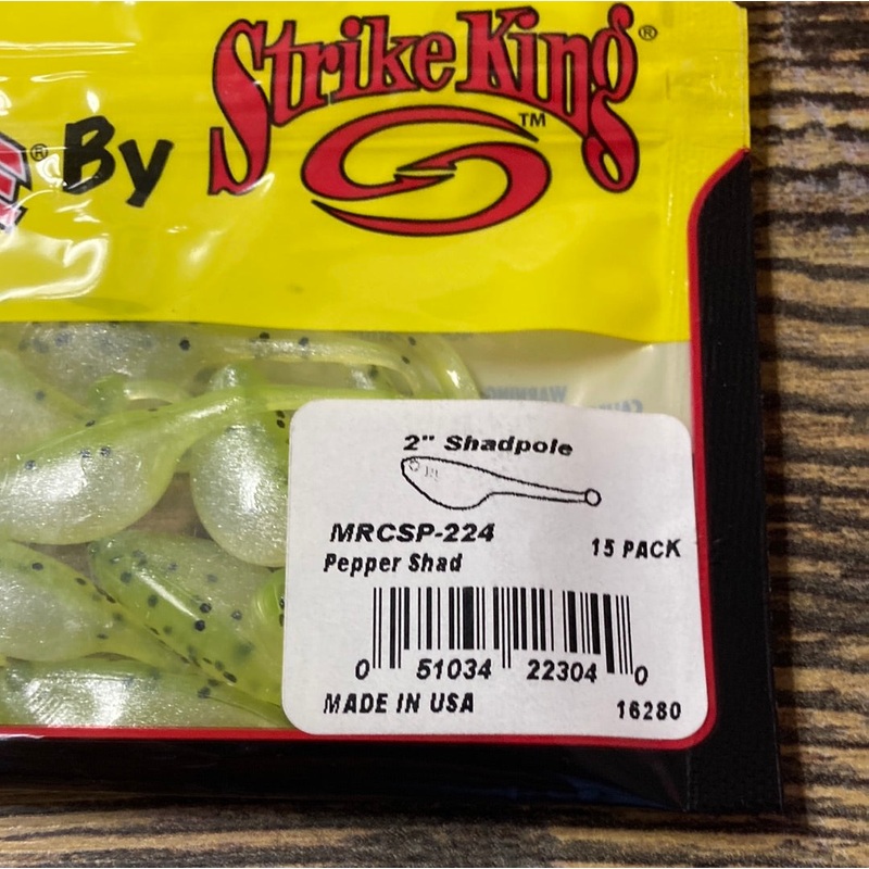 Mr Crappie 2 Shadpole Pepper Shad