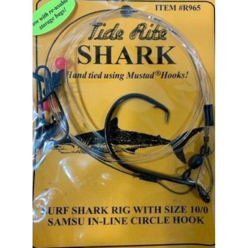 SHARK TIDE RITE RIG SIZE 10/0 SAMSU IN-LINE HOOK ( R965 )