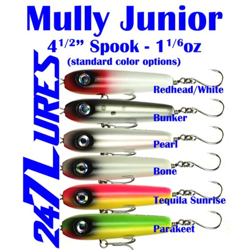 24/7 Lures - 4.5in Mully Junior Spook